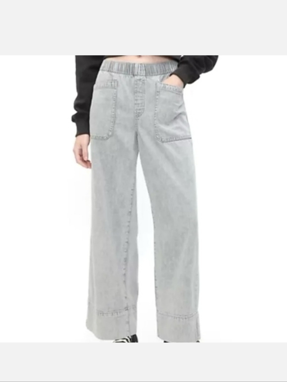 Gap High Rise Wide Leg Denim Pant